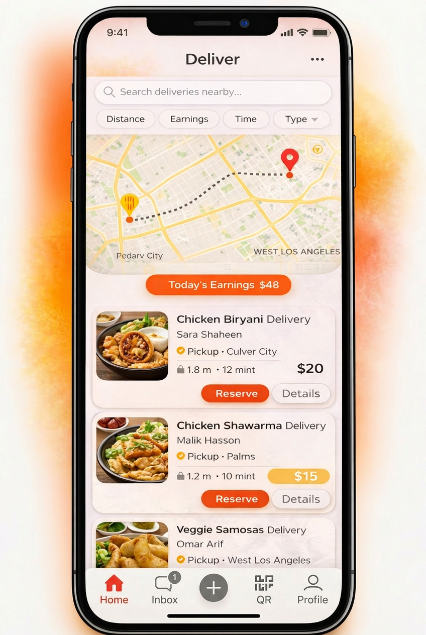 Earn money delivering food with Feed Thy Neighbor